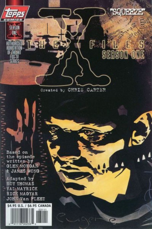 X-Files Season One Squeeze #1 (1997) variant cover
