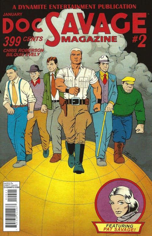 Doc Savage #2 (2013) cover c vip variant