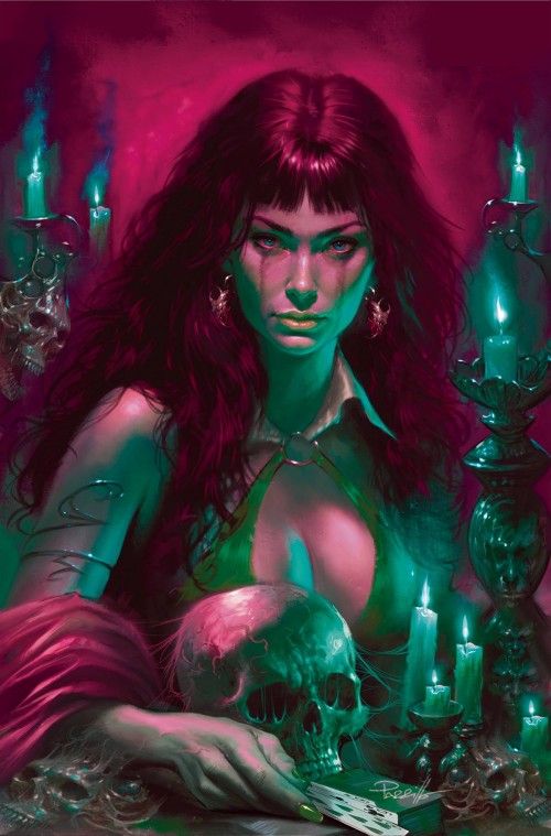 Vampirella Dracula Rage #3 cover l parrillo ultraviolet virgin variant