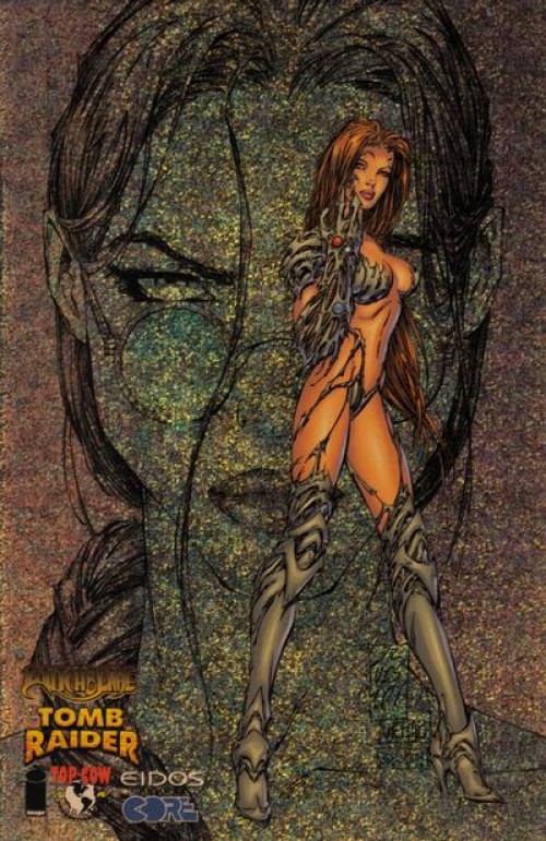 Witchblade Tomb Raider #1 (1998) Gold Speckle