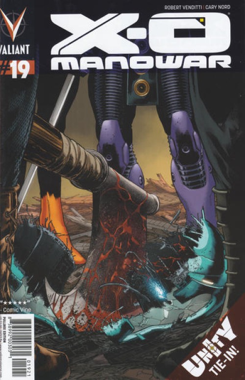 X-O Manowar #19 (2012) pullbox variant