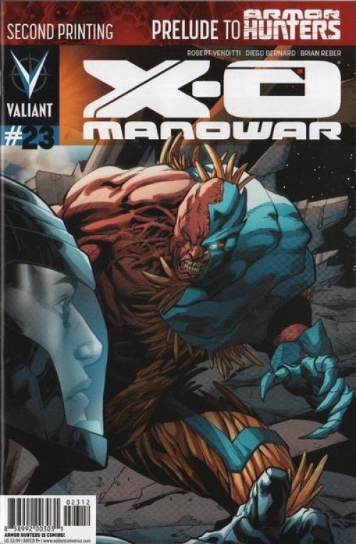 X-O Manowar #23 (2012) second print