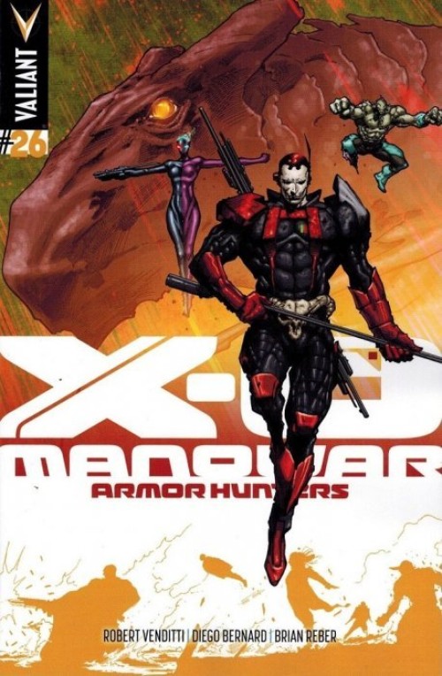 X-O Manowar #26 (2012) hairsine variant