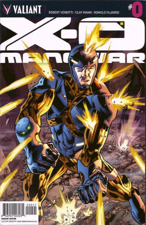 X-O Manowar #0 (2012) hitch variant