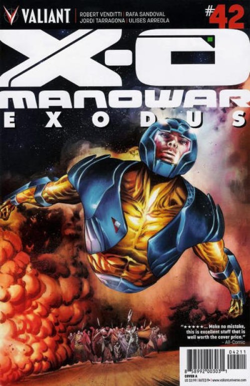 X-O Manowar #42 (2012) cover a