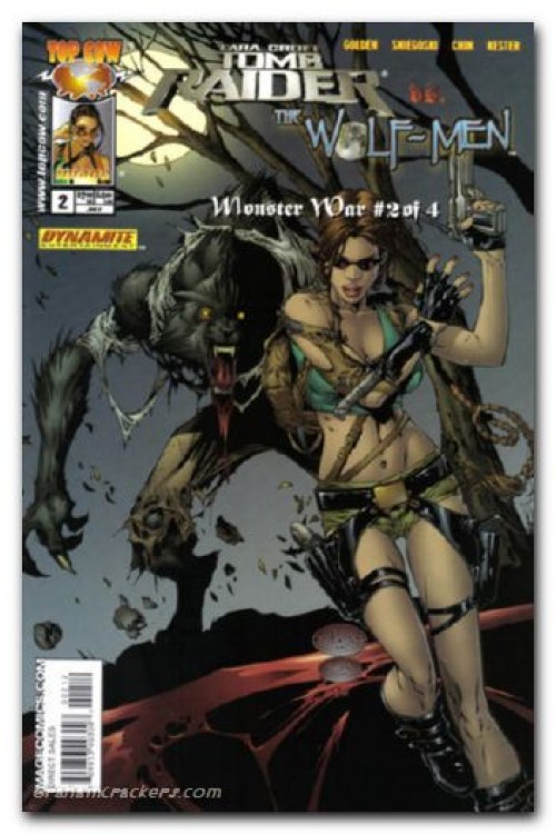 Monster War #2 (2005) Tomb Raider vs Wolf-Men eBas cover