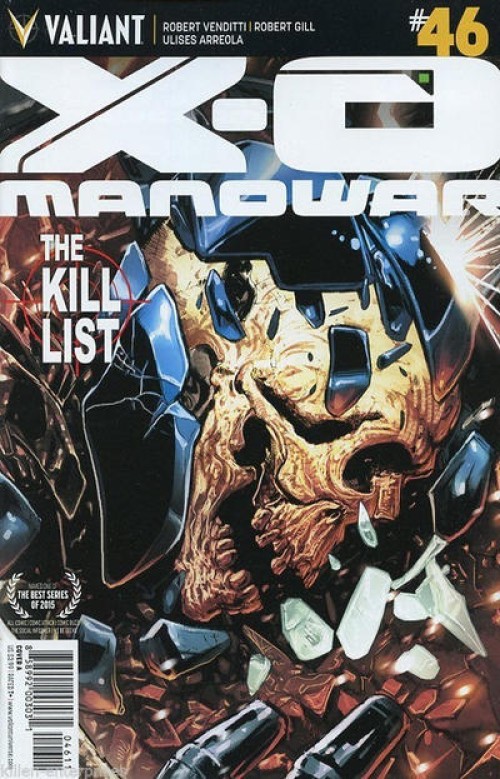 X-O Manowar #46 (2012) cover a