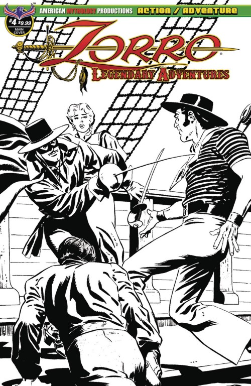 Zorro Legendary Adventures #4 blazing blades variant