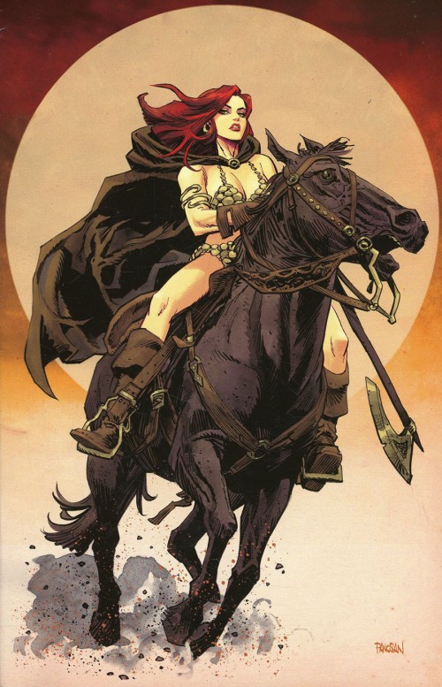 Unbreakable Red Sonja #1 cover i panosian virgin variant