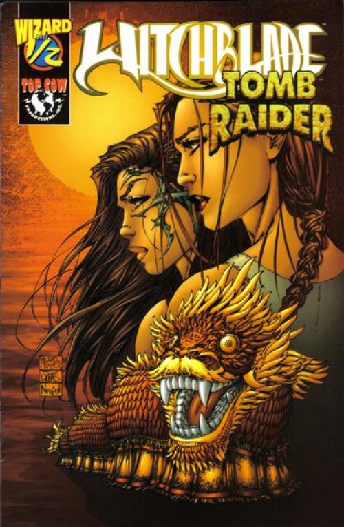 Witchblade Tomb Raider #1/2 (1999) wizard edition