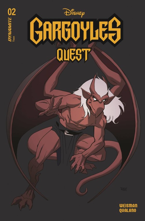 Gargoyles Quest #4 cover c moss color bleed