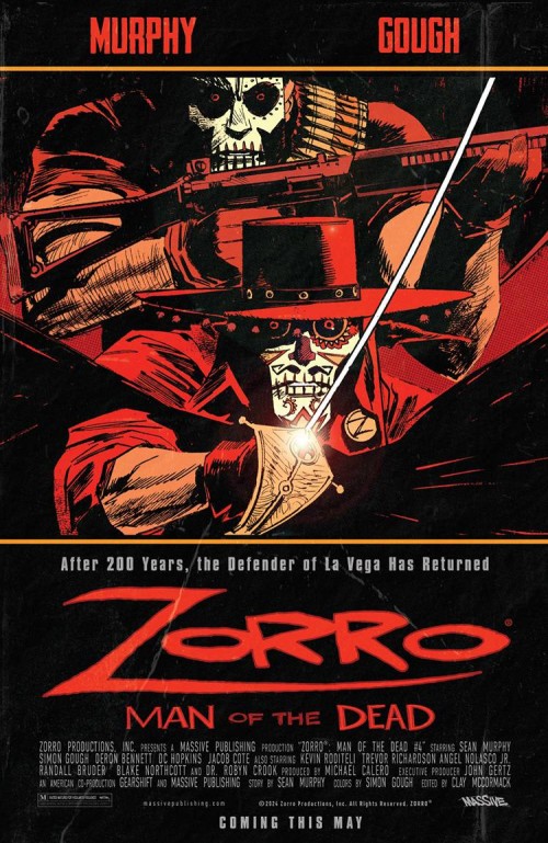 Zorro Man Of The Dead #4 cover c movie homage