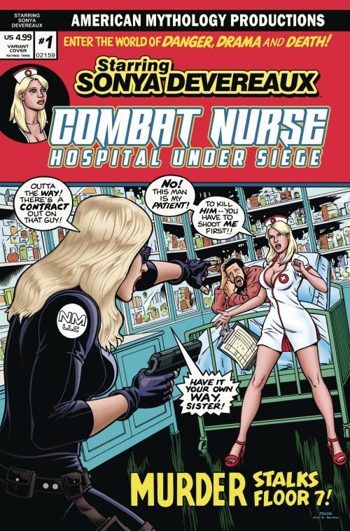 Starring Sonya Devereaux Combat Nurse #1 cover b homage