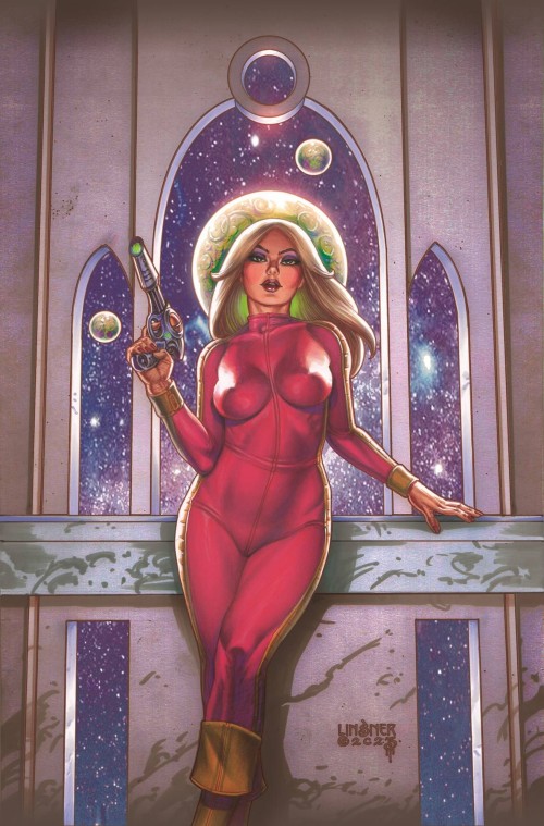 Barbarella #2 (2024) cover l linsner line art variant