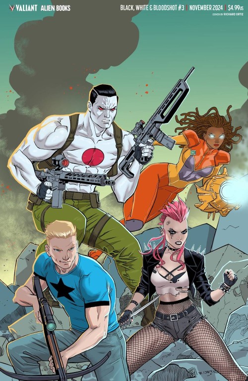 Black White And Bloodshot #3 cover h virgin