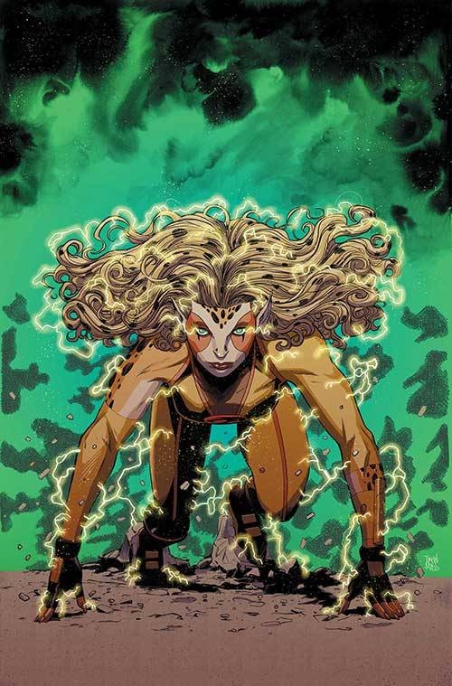 Thundercats #9 (2024) cover w moss cheetara virgin variant