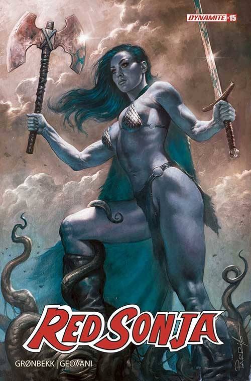 Red Sonja #15 (2023) cover m parrillo ultraviolet variant