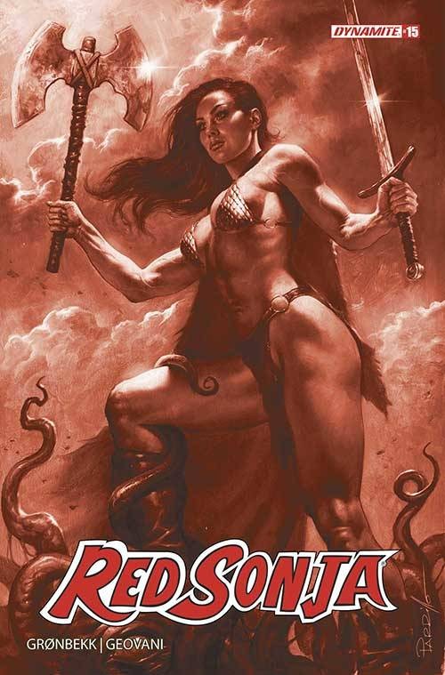 Red Sonja #15 (2023) cover p parrillo tint variant