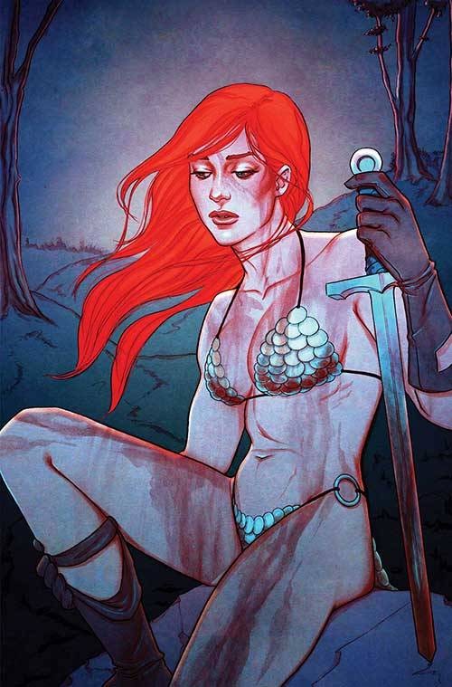 Red Sonja #15 (2023) cover r frison virgin variant