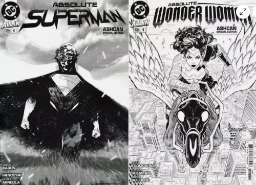 Absolute Superman Wonder Woman #1 (2024) nycc ashcan