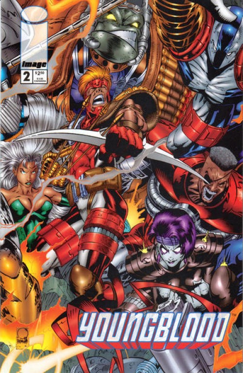 Youngblood #2 (1995) puzzle cover