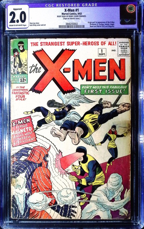 X-Men #1 (1963) CGC 2.0 Restored