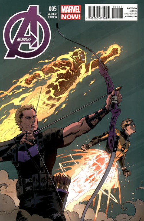 Avengers #5 (2012) rivera variant cover