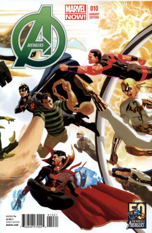 Avengers #10 (2012) 50th anniversary variant cover