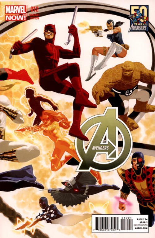 Avengers #12 (2012) acuna 50th anniversary cover