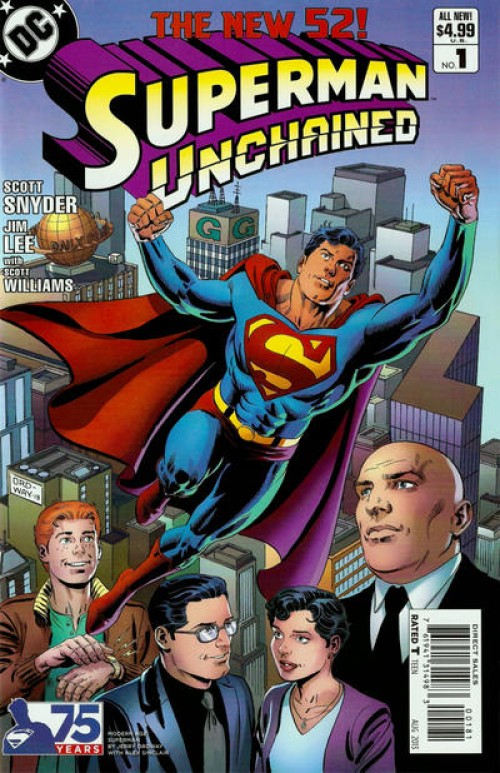 Superman Unchained #1 (2013) modern age cover