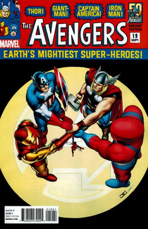 Avengers #19 (2012) 60's cover