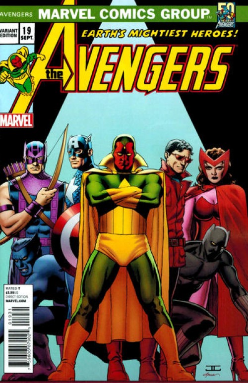 Avengers #19 (2012) 70's cover