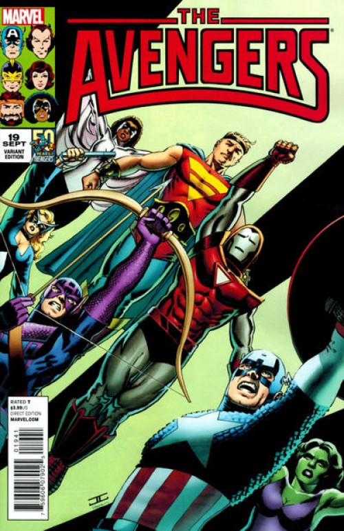 Avengers #19 (2012) 80's cover