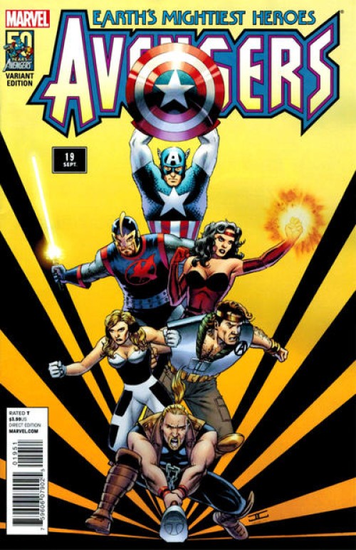 Avengers #19 (2012) 90's cover