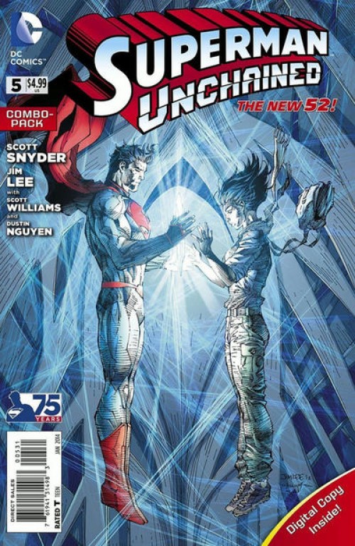 Superman Unchained #5 (2013) combo pack