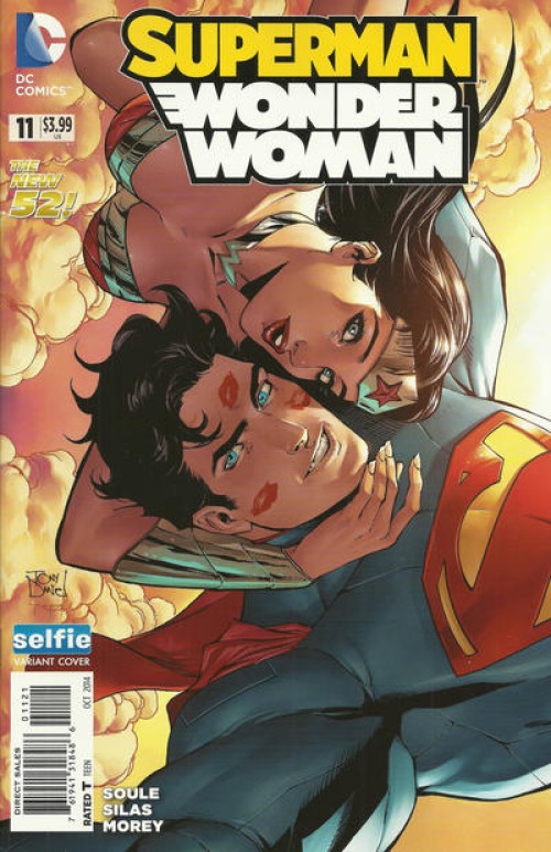 Superman Wonder Woman #11 (2013) selfie variant