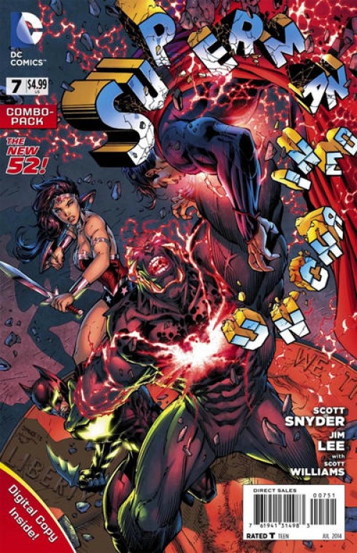 Superman Unchained #7 (2013) combo pack