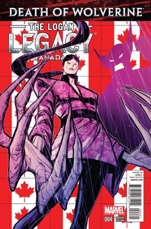 Death of Wolverine Logan Legacy #4 (2014) Canada variant