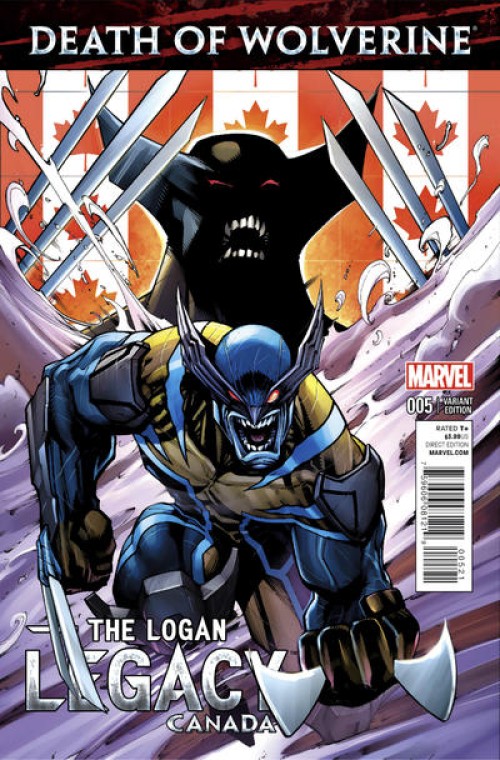 Death of Wolverine Logan Legacy #5 (2014) Canada variant