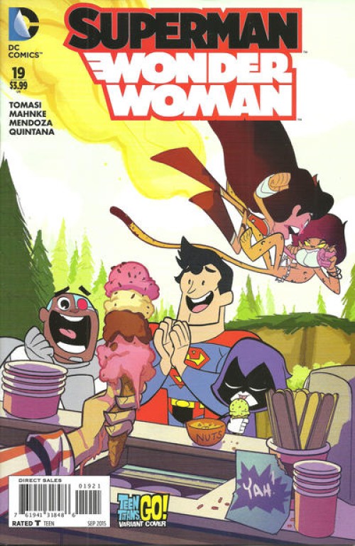Superman Wonder Woman #19 (2013) teen titans go variant