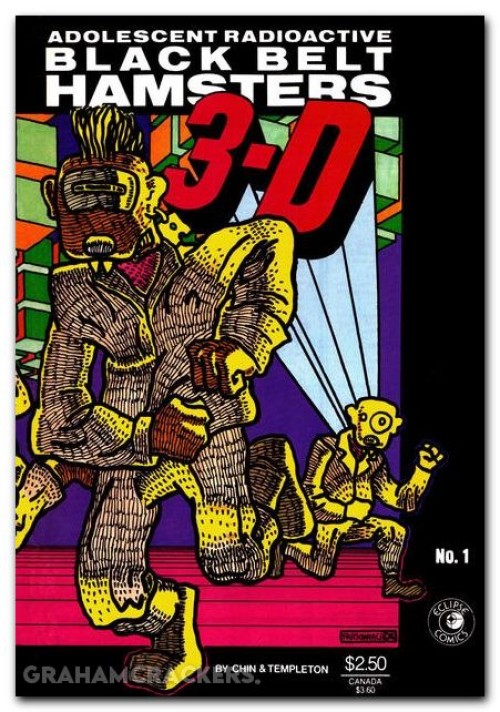 Adolescent Radioactive Black Belt Hamsters 3-D #1 (1986)
