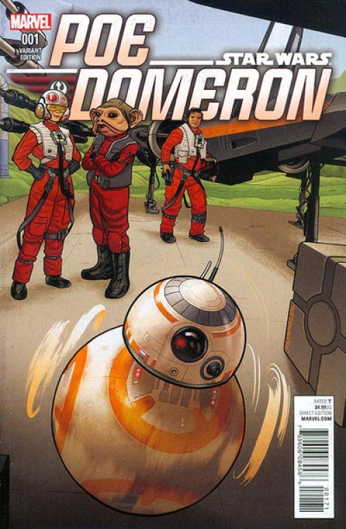 Star Wars Poe Dameron #1 (2016) bb 8 variant
