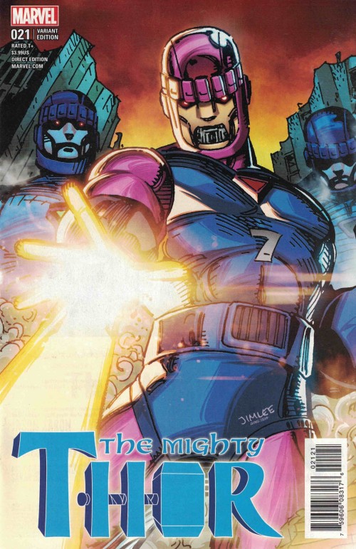 Mighty Thor #21 (2015) Jim Lee X-Men Trading Card variant