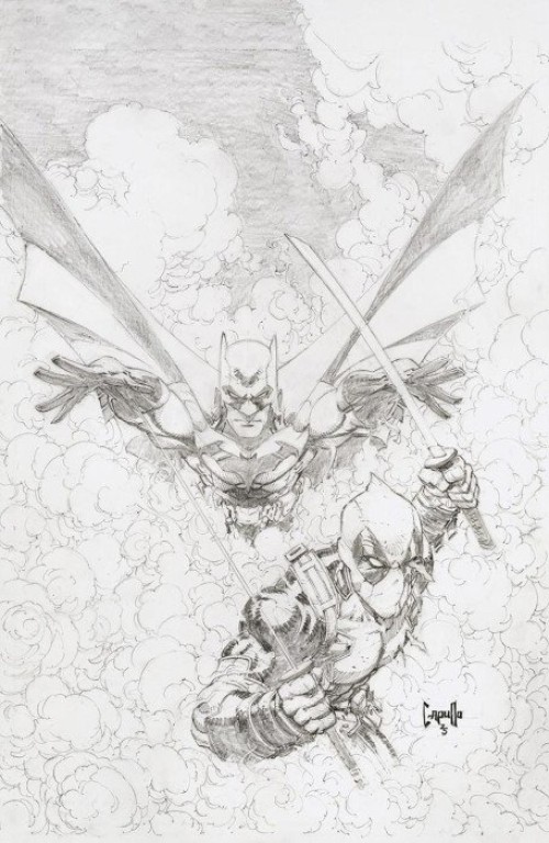Deadpool Batman #1 (2025) capullo sketch variant