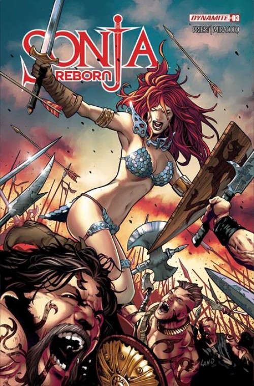 Sonja Reborn #3 (2025) cover d land variant