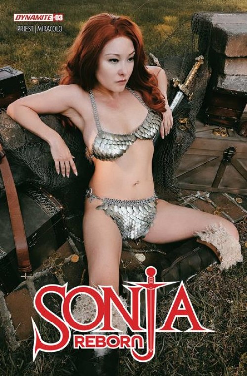 Sonja Reborn #3 (2025) cover e cosplay variant