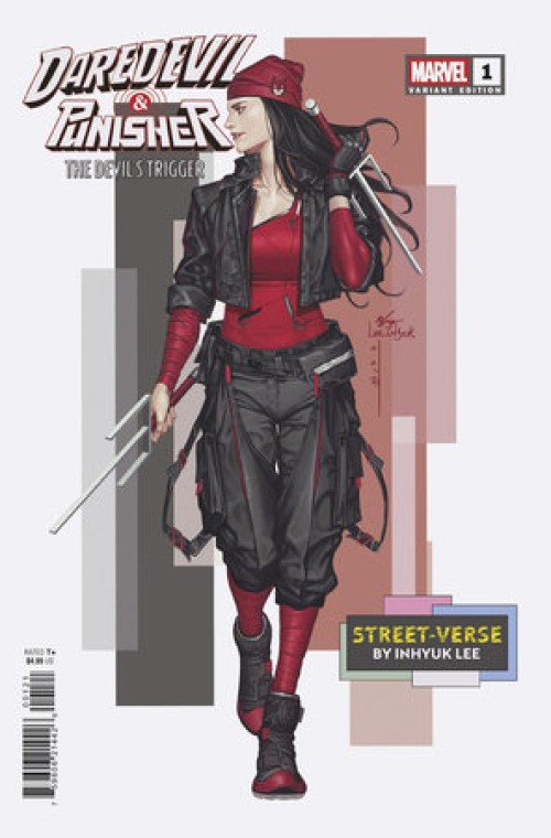 Daredevil Punisher The Devils Trigger #1 (2025) lee street-verse variant