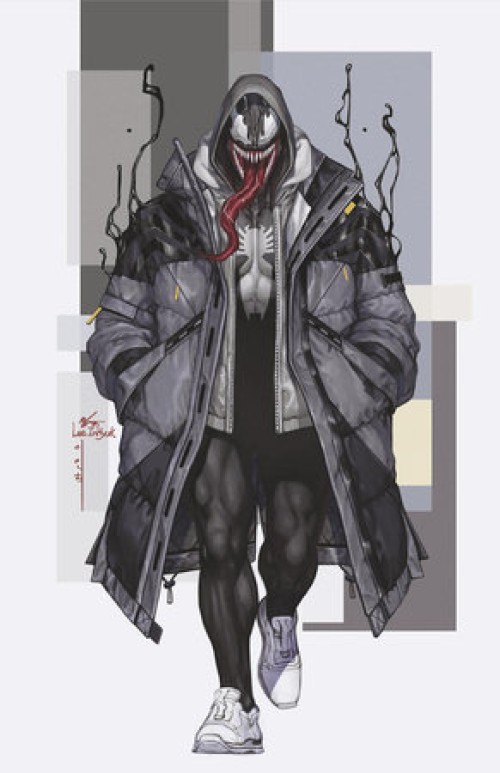 Venom #251 (2025) lee street-verse virgin variant