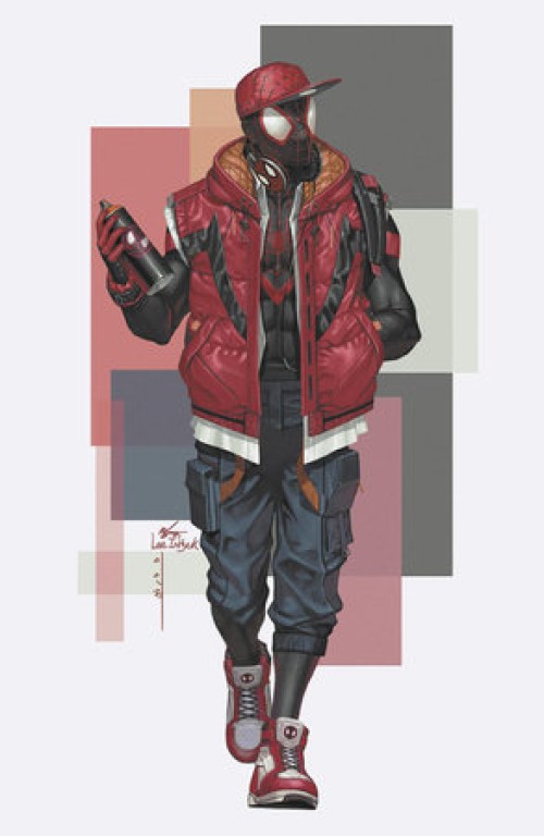 Miles Morales Spider-Man #40 (2022) lee street-verse virgin variant