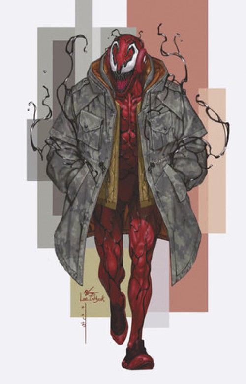 Eddie Brock Carnage #10 (2025) lee street-verse virgin variant